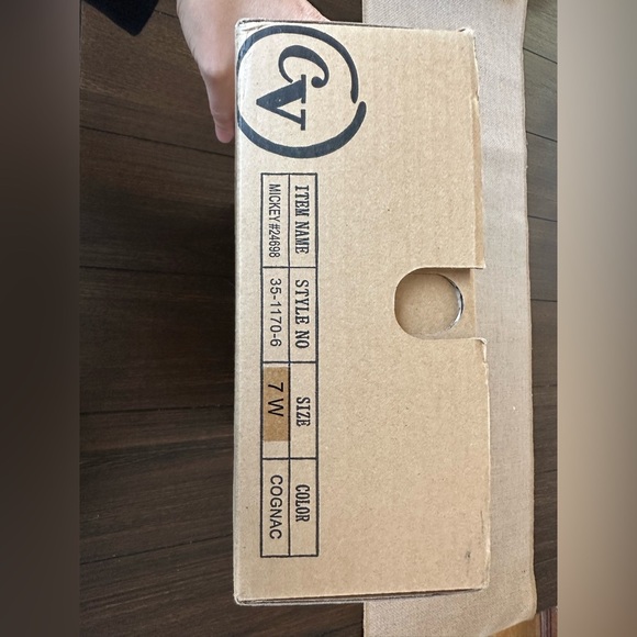 NWT Comfortview Womens 7W Mickey Bootie Short Ankle Boot Winter Shoes Cognac - Picture 10 of 10